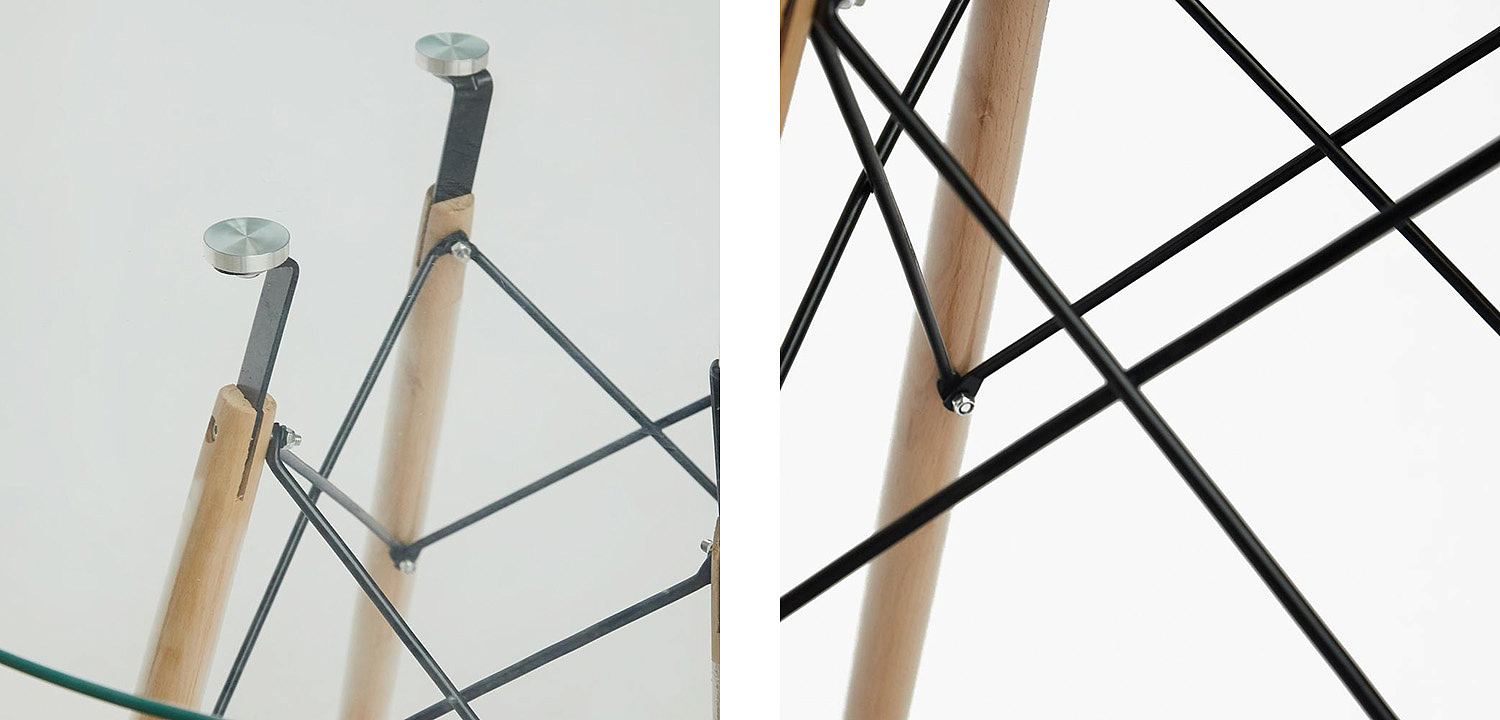 Стол DSW glass table - Loft-Concept в Барнауле