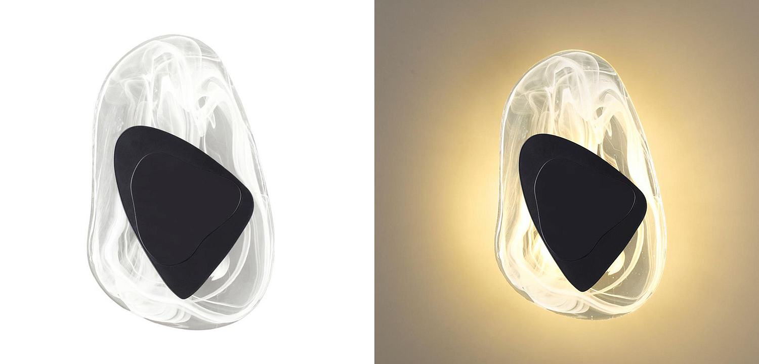 Бра Transparent Pebbles Sconces Black Бра Transparent Pebbles Sconces Black - Loft-Concept в Барнауле