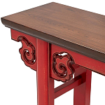 Деревянная консоль в китайском стиле красная Tang Console Table варинант исполнения - 3 | Loft Concept в Барнауле