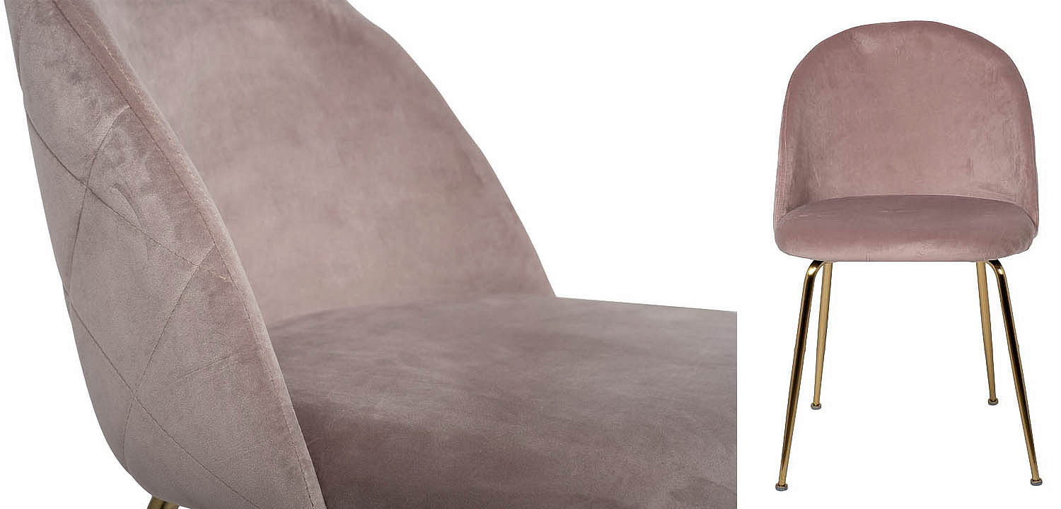 Стул Sadler Chair pink velor Стул Sadler Chair pink velor - Loft-Concept в Барнауле