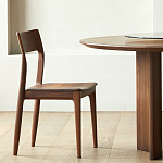 Стол обеденный круглый с двойной столешницей Walnut Wood Table варинант исполнения - 8 | Loft Concept в Барнауле