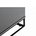 ТВ-тумба цвета графит с  2-мя дверцами и ящиком Strict Lines варинант исполнения - 5 | Loft Concept в Барнауле