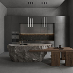 Подвсеной светильник светодиодный металлический цилиндрической формы черный Trumpet tube варинант исполнения - 4 | Loft Concept в Барнауле