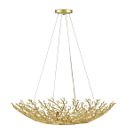 Люстра в форме золотой чаши из кораллов Coral Decor варинант исполнения - 2 | Loft Concept в Барнауле
