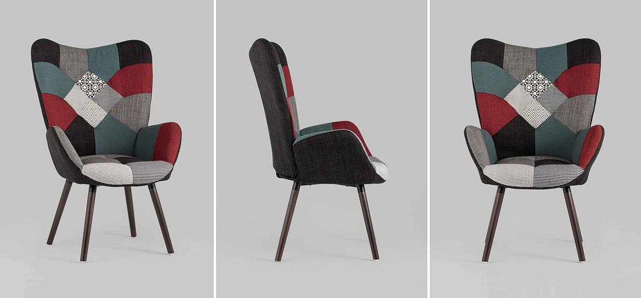 Полукресло Печворк Grandee Chair Полукресло Печворк Grandee Chair - Loft-Concept в Барнауле