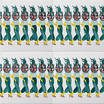 Плитка дизайнерская Фруктовый лес варинант исполнения - 1 | Loft Concept в Барнауле