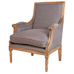 Кресло William Classical Armchair grey flax варинант исполнения - 3 | Loft Concept в Барнауле