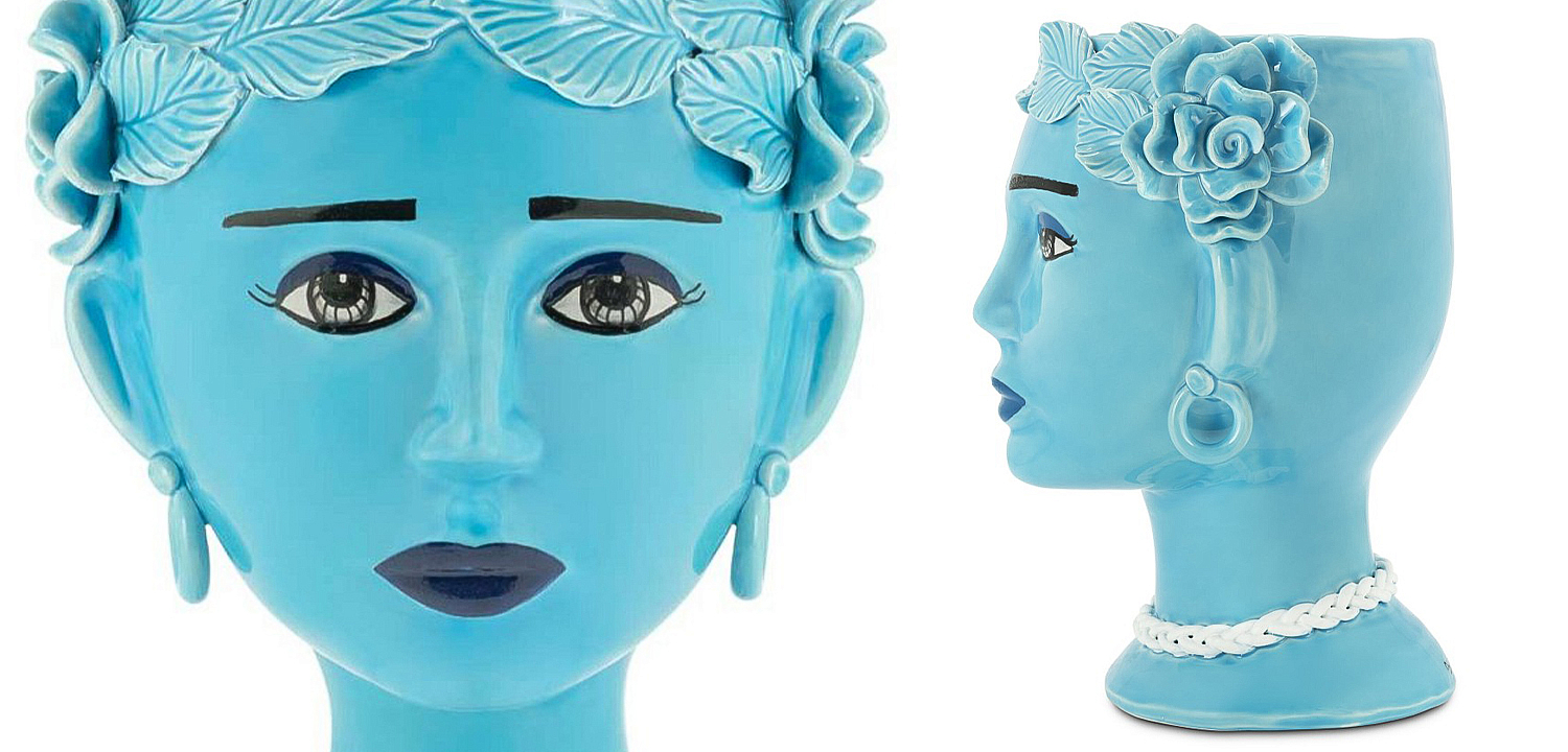 Ваза Vase Selva Blissful Turquoise Ваза Vase Selva Blissful Turquoise - Loft-Concept в Барнауле