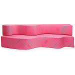 Дизайнерский модульный диван волнистой формы с цветным принтом Poltronova Superonda Sofa варинант исполнения - 1 | Loft Concept в Барнауле