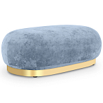 Длинный овальный пуф Ambrose Soft Oval Pouf варинант исполнения - 6 | Loft Concept в Барнауле
