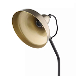 Настольная лампа с плафоном в форме купола в сочетании черного и золотистого цвета Minimalist Execution варинант исполнения - 4 | Loft Concept в Барнауле