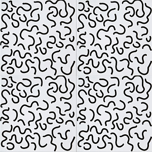 Плитка с узором Червячки