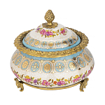 Шкатулка фарфоровая с цветочной росписью Eden Garden варинант исполнения - 1 | Loft Concept в Барнауле