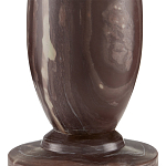 Настольная лампа из мрамора с тканевым абажуром Seductress варинант исполнения - 1 | Loft Concept в Барнауле