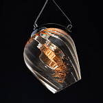 Подвесной светильник со стеклянном плафоном в форме бокала Kaleido варинант исполнения - 5 | Loft Concept в Барнауле