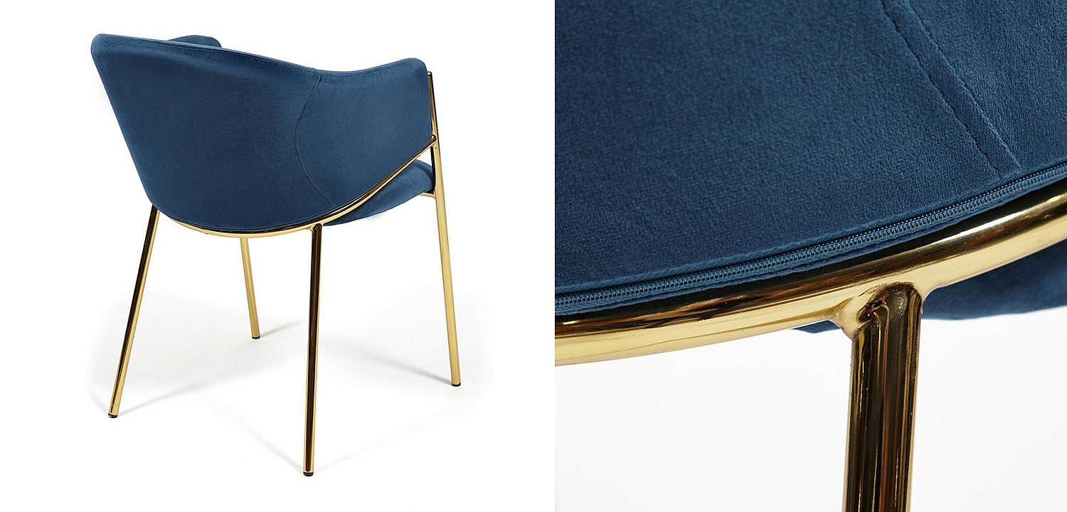 Стул Dolores blue velvet - Loft-Concept в Барнауле