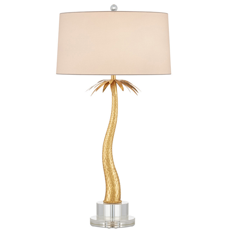 Настольная лампа в виде пальмы Indoor Tropical Floor Lamp Золотой Прозрачный Настольная лампа в виде пальмы Indoor Tropical Floor Lamp Золотой Прозрачный в Барнауле | Loft Concept