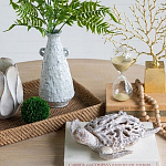 Статуэтка черепаха с ажурным панцирем и детализированной текстурой в белом цвете Marine Accessories варинант исполнения - 6 | Loft Concept в Барнауле