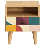 Прикроватная тумба с изображением на ящике Elise Nightstand варинант исполнения - 2 | Loft Concept в Барнауле