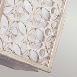 Бра прямоугольное в серебрянном цвете с ажурной решеткой Feiss варинант исполнения - 5 | Loft Concept в Барнауле