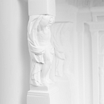 Встраиваемый в стену гипсовый светильник под покраску с колоннами и арками в античном стиле Antiquity Athena варинант исполнения - 12 | Loft Concept в Барнауле