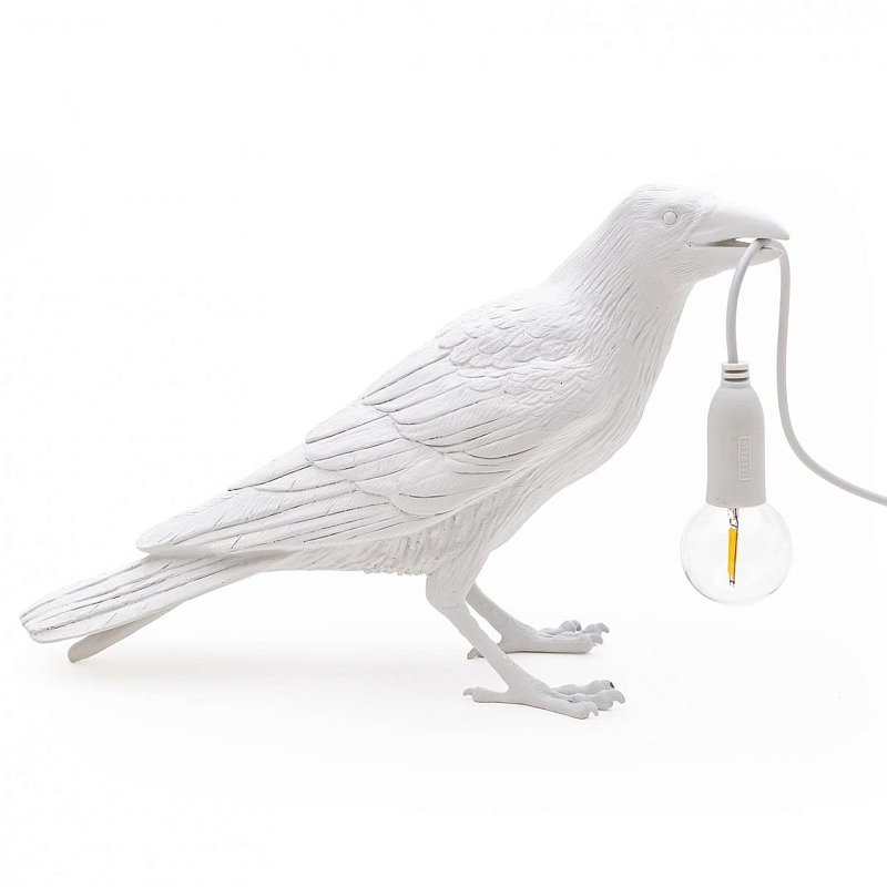 Настольная лампа Seletti Bird Lamp White Waiting Белый Настольная лампа Seletti Bird Lamp White Waiting Белый в Барнауле | Loft Concept