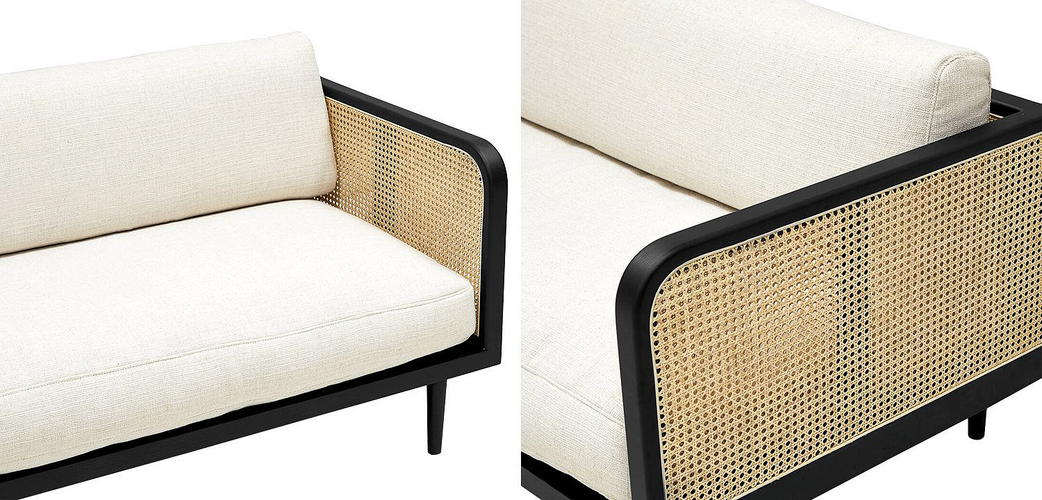 Диван Rattan Decor Sofa and Black Диван Rattan Decor Sofa and Black - Loft-Concept в Барнауле