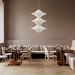 Подвесной вязаный белый светильник «Звезда Востока 03» варинант исполнения - 3 | Loft Concept в Барнауле