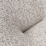 Кресло вращающееся круглой формы из серого шенилла Favorite Vacation Place варинант исполнения - 1 | Loft Concept в Барнауле