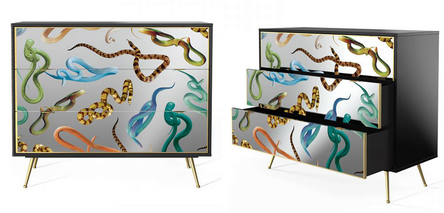 Комод Seletti Chest of Three Drawers Snakes Комод Seletti Chest of Three Drawers Snakes - Loft-Concept в Барнауле