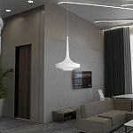 Подвесной вязаный белый светильник «Лампа Марракеша» варинант исполнения - 3 | Loft Concept в Барнауле