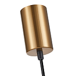 Подвесной светильник со стеклянным плафоном янтарного цвета Prestige варинант исполнения - 5 | Loft Concept в Барнауле