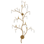 Бра с каркасом в виде веток усыпанных кристаллами Branches with Crystals варинант исполнения - 3 | Loft Concept в Барнауле