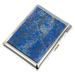 Портсигар с газовой зажигалкой из натурального камня Лазурит Stone Cigarettes Cases варинант исполнения - 6 | Loft Concept в Барнауле