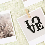 Рамка для фото с подсветкой c деревянными прищепками в комплекте Photo Backlight варинант исполнения - 4 | Loft Concept в Барнауле