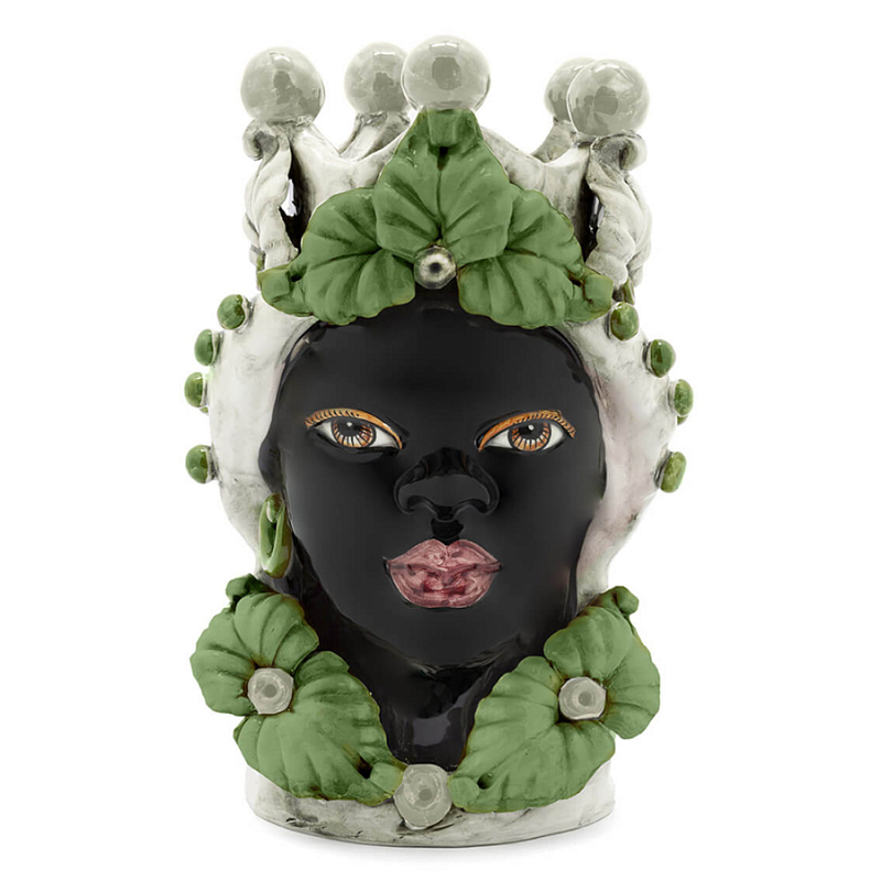 Ваза VASE MORO LADY EVE Green Зеленый Ваза VASE MORO LADY EVE Green Зеленый в Барнауле | Loft Concept