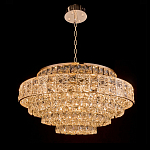 Люстра хрустальная в неоклассическом стиле на золотистом каркасе Majesty варинант исполнения - 7 | Loft Concept в Барнауле