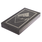 Подарочные нарды из натурального камня с гравировкой Backgammon from Stone варинант исполнения - 8 | Loft Concept в Барнауле