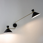 Бра с 2-мя поворотными плафонами Davy Duo Wall Lamp варинант исполнения - 6 | Loft Concept в Барнауле