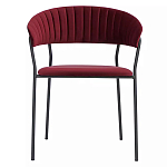 Стул мягкий с бархатистой велюровой спинкой и сиденьем Wine Chair варинант исполнения - 1 | Loft Concept в Барнауле