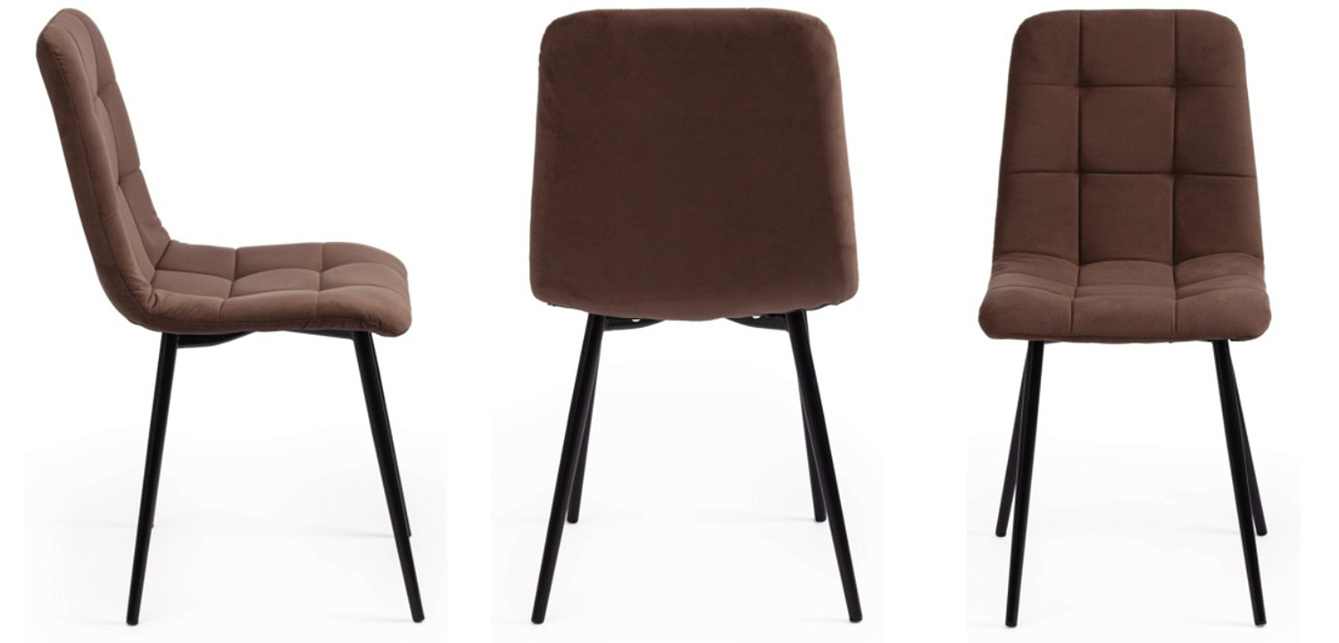 Стул Nancy Velour Brown Chair Стул Nancy Velour Brown Chair - Loft-Concept в Барнауле