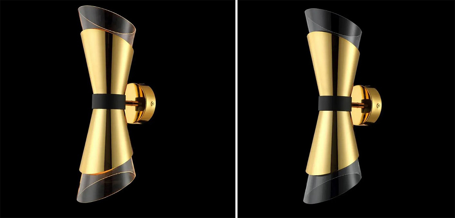 Бра Edson Gold Wall Lamp Бра Edson Gold Wall Lamp - Loft-Concept в Барнауле