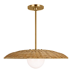 Люстра круглая из ротанга Long Lasting Chandelier варинант исполнения - 1 | Loft Concept в Барнауле