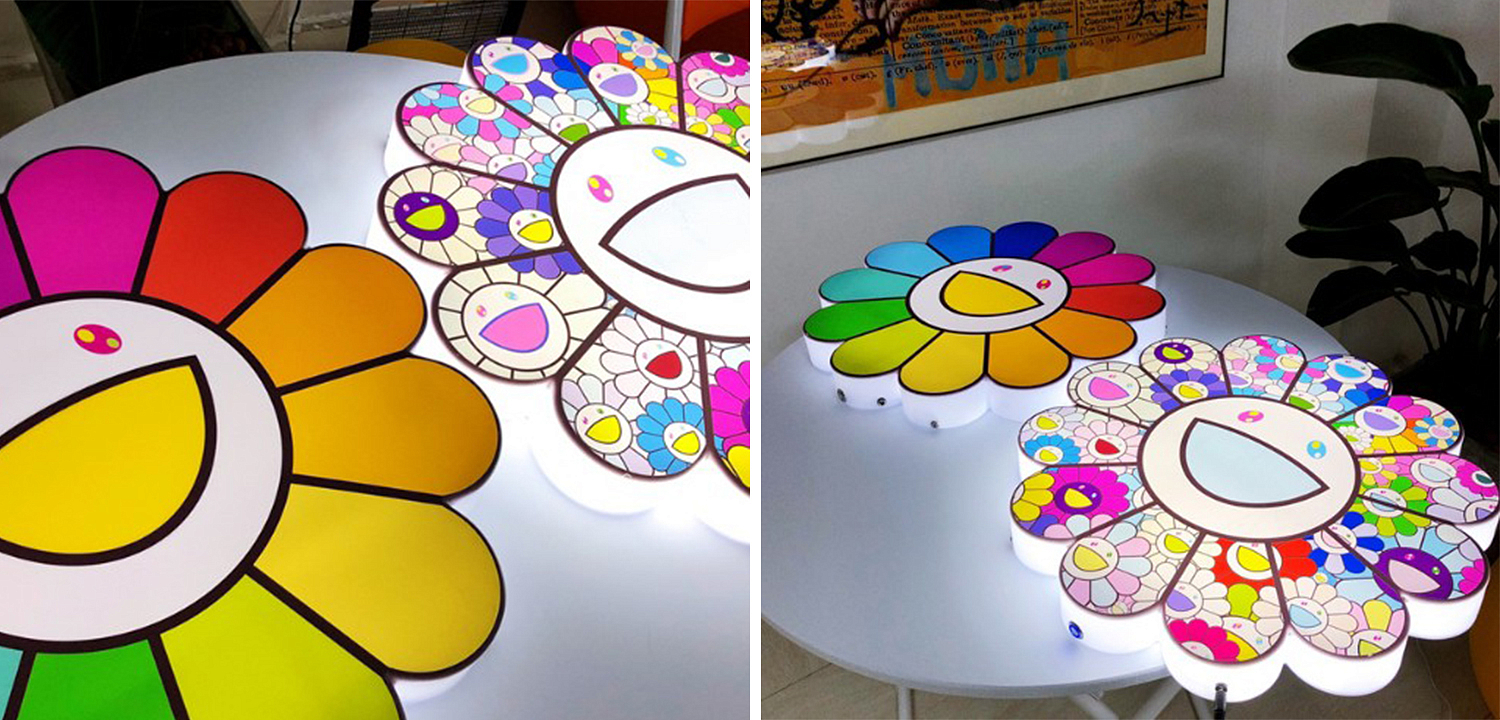 Светильник разноцветный подсолнух Takashi Murakami 2 Светильник разноцветный подсолнух Takashi Murakami 2 - Loft-Concept в Барнауле