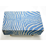 Кофейный стол Kenya Coffee Table Bone Inlay ZEBRA blue варинант исполнения - 1 | Loft Concept в Барнауле