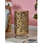 Столик приставной с цветочной резной фактурой Madagascar варинант исполнения - 3 | Loft Concept в Барнауле