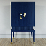 Кабинетный шкаф Elsa Dreams Blue с 2-мя ящиками варинант исполнения - 5 | Loft Concept в Барнауле