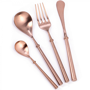 Столовые приборы Ring Handle Copper