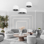 Подвесной светильник с круглым рельефным абажуром Sergey Makhno варинант исполнения - 6 | Loft Concept в Барнауле