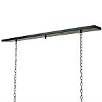 Люстра прямоугольная с 4-мя прозрачными цилиндрическими плафонами  Stamped Cylinders варинант исполнения - 2 | Loft Concept в Барнауле